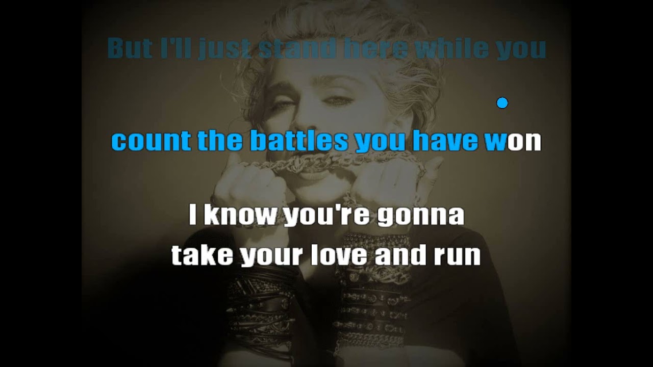 Madonna   I Know It Karaoke