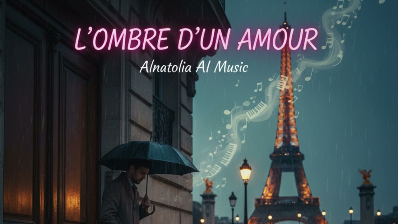L'OMBRE D'UN AMOUR #AIMusic #FrenchChanson  #FrenchBallad #EmotionalMusic
