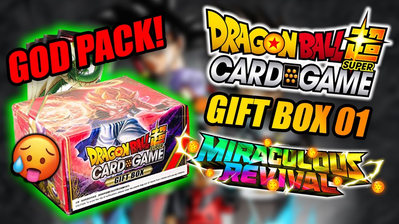 *GOD PACK!* The Best Dragon Ball Super Card Gift Box 1 Opening