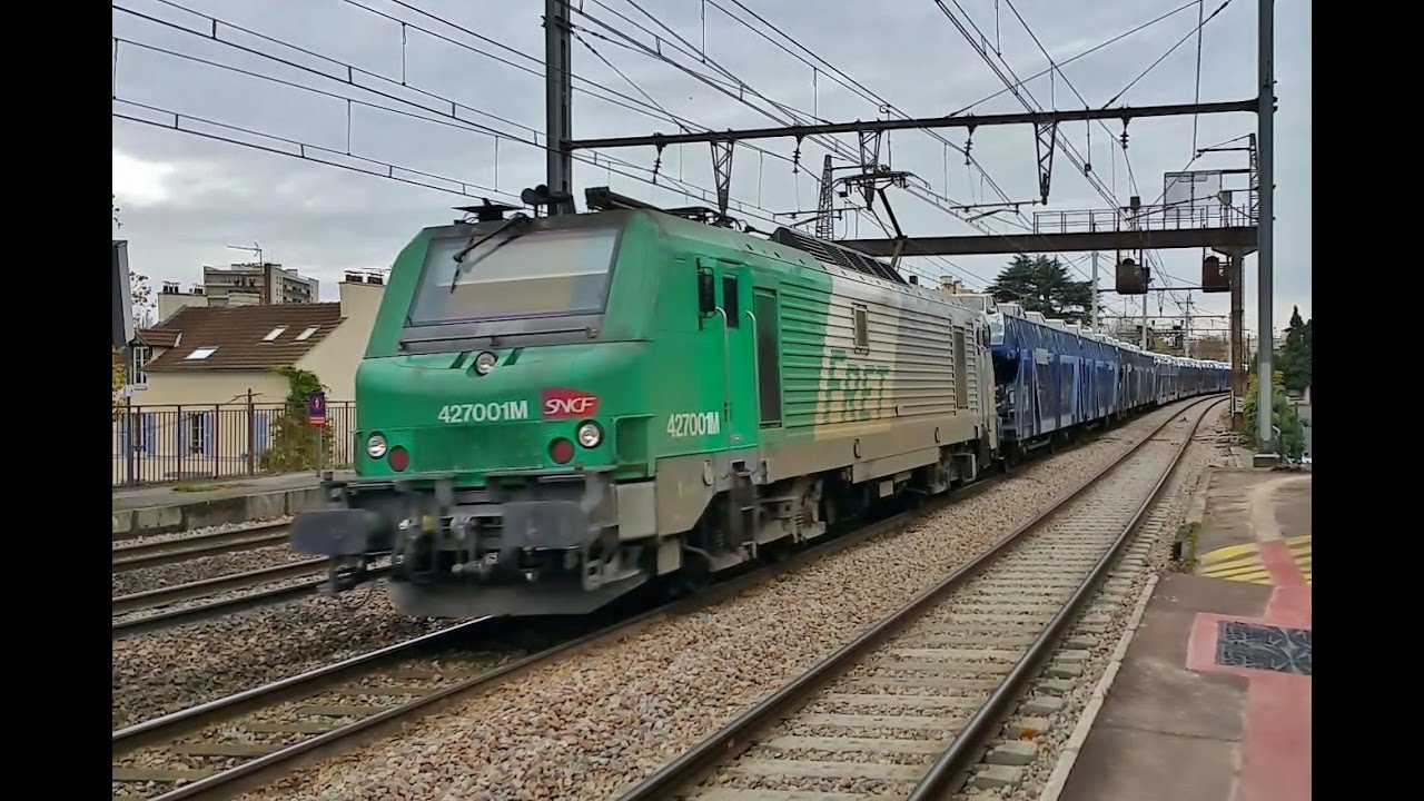 Trains RER TER INTERCITES FRET HLP et TRAIN DE MACHINE Gare de SAVIGNY-SUR-ORGE