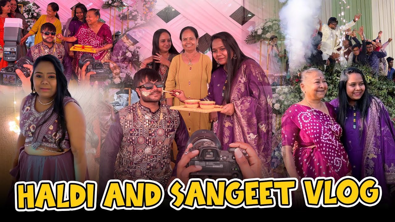 Haldi Special Vlog | Sangeet Vlog 😍 Haldi and Sangeet Mai machaya Dhamal #haldiceremony