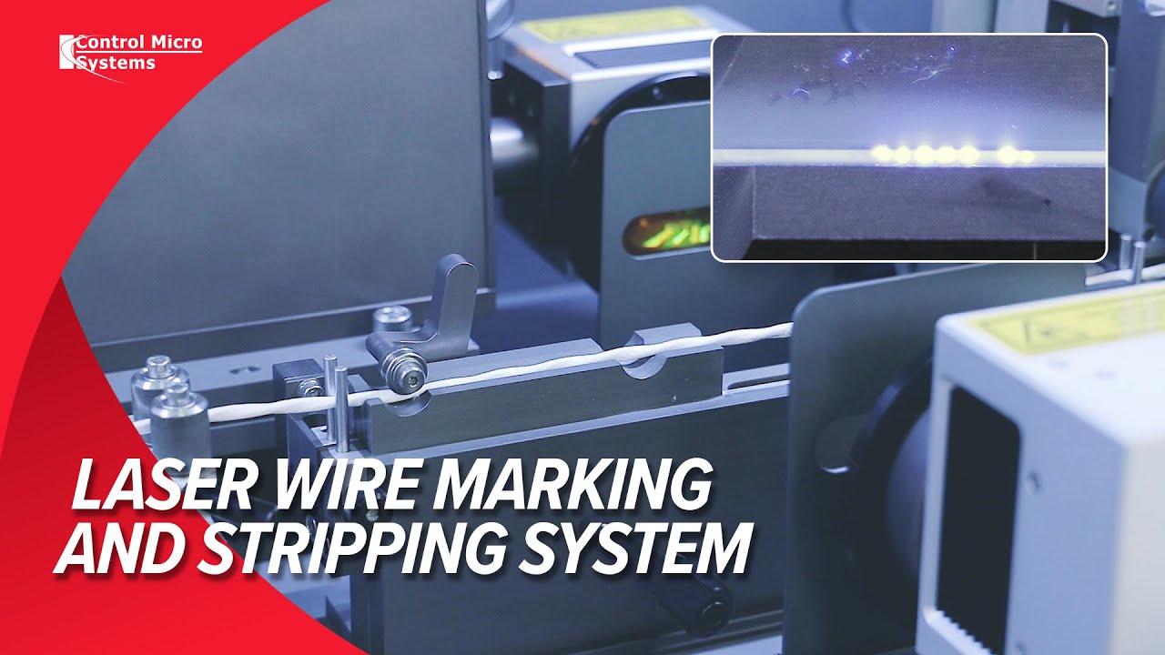 Laser Wire Marking and Stripping System | High-Speed On-the-Fly