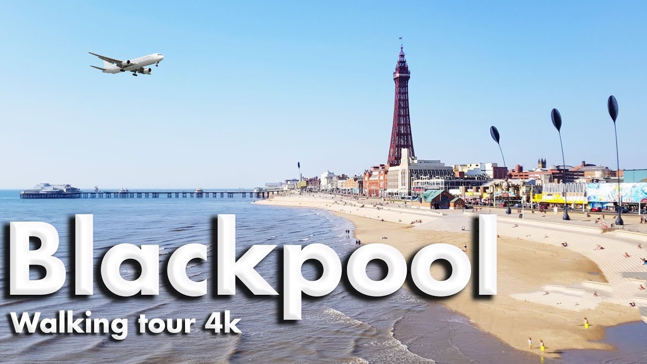 Blackpool walking tour 4k | England | UK | 2021