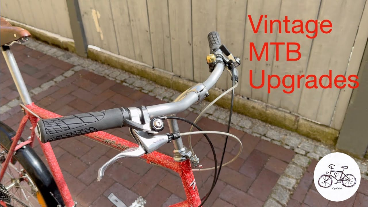 New brakes and thumbshifters on my vintage Panasonic ATB