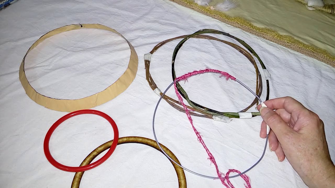 5 Tipos de Aros para Atrapasueños⚪Rings for  Dreamcatcher🤗Argolas para Filtro dos Sonhos