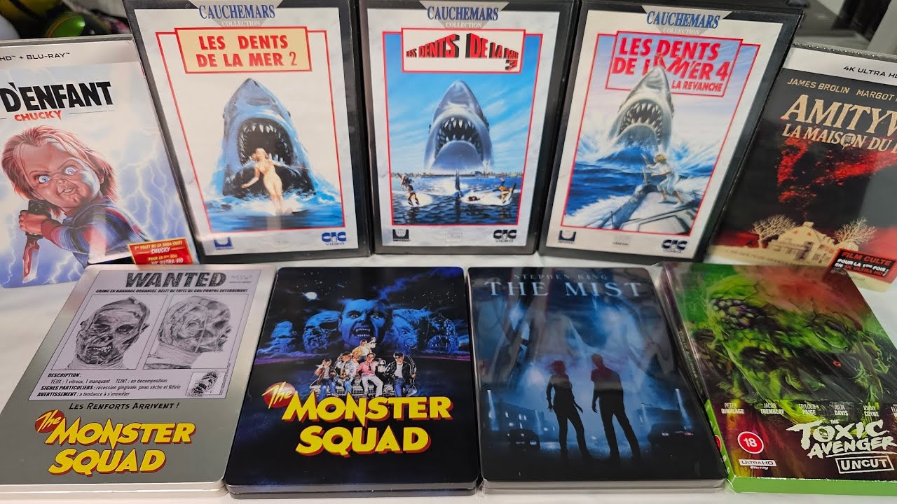 SPÉCIAL STEELBOOK 18 TITRES DE TOUTES BEAUTÉ 4K ET BLU-RAY 😱🤩😍