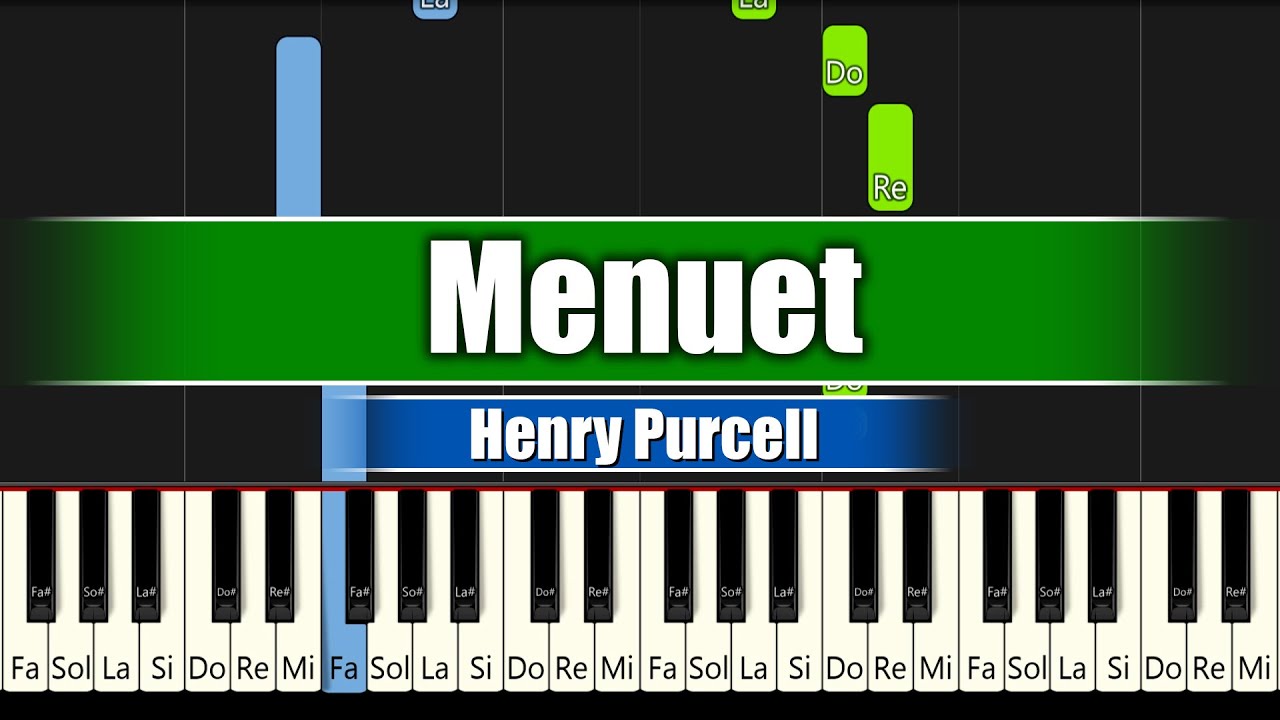 Menuet - Henry Purcell - Piyano