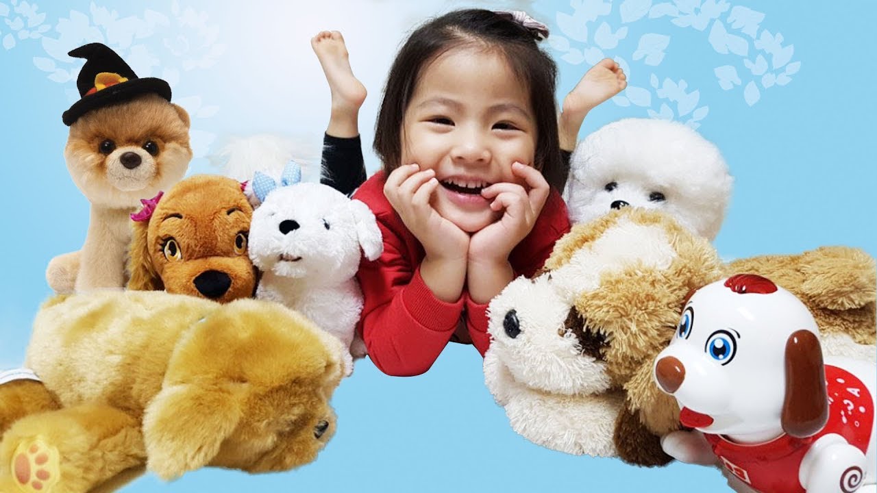 말을 잘 듣는 강아지 인형이 있데요!! 완전 신기~ 서은이의 똑똑한 루시 펫 인형 멍순이 콩순이 Cute & Intelligent Lucy Pet Dog