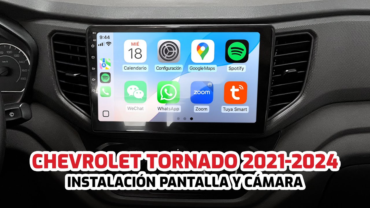 Chevrolet Tornado 2021-2024 Instalación de Pantalla y Cámara // GADGETSTYLE