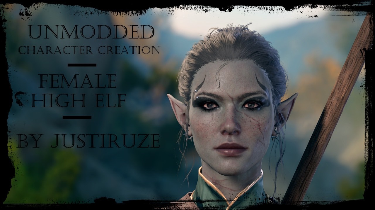 Baldur's Gate 3 || Unmodded character creation #14 | Female high elf
