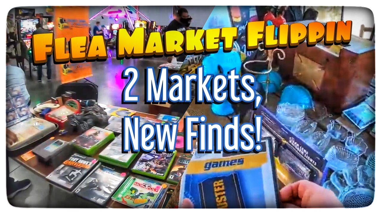 Flea Market Flippin - 80s Toys, New Games! - Live Video Game Hunting