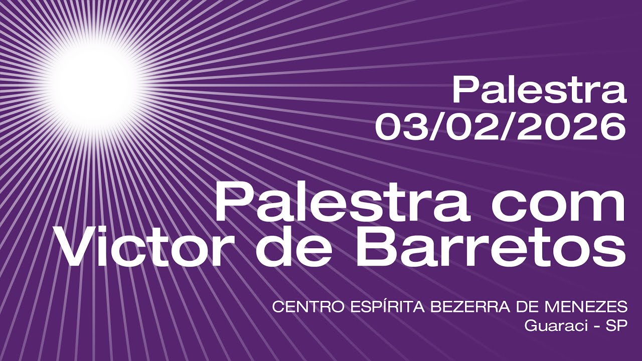 Palestra com Victor de Barretos | Dia 03.02.2026