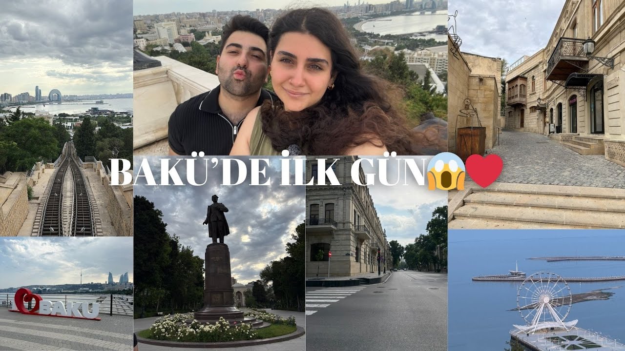 BAKÜ BİZİ ŞAŞIRTTI! İlk izlenimler ve Havalimanından Yolculuk😱❤️