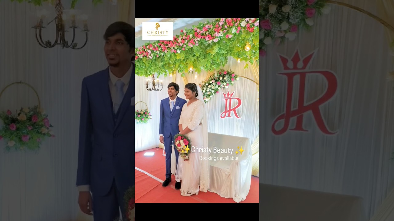 Pentecostal Marriage 👰&zwj;♀️ my bride #kanyakumari#bridalsarees #christianweddings
