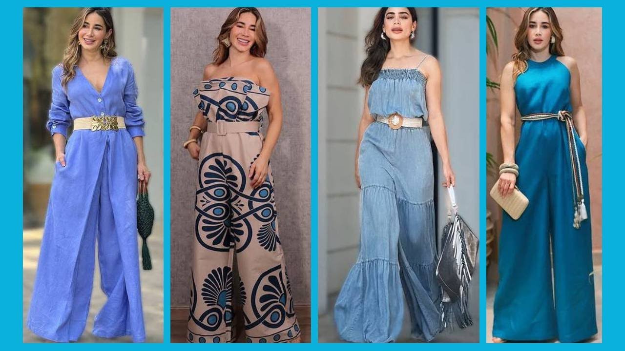 ENTERIZOS -JUMPSUITS 2025: LOOKS INCREÍBLES CON UNA SOLA PIEZA - TENDENCIAS MODA MUJER 2025