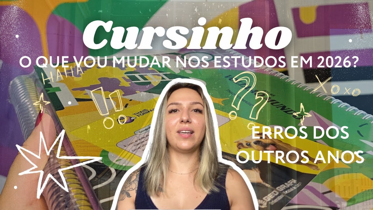 ORGANIZAÇÃO DOS ESTUDOS | 5º ano de cursinho para medicina em faculdade pública 