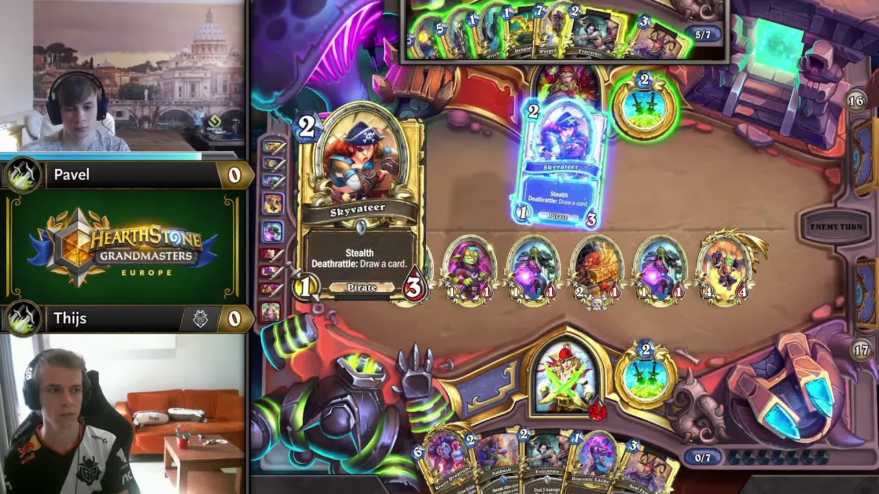 Pavel vs Thijs - Division B - Hearthstone Grandmasters Europe 2020 Season 1 - Week 4