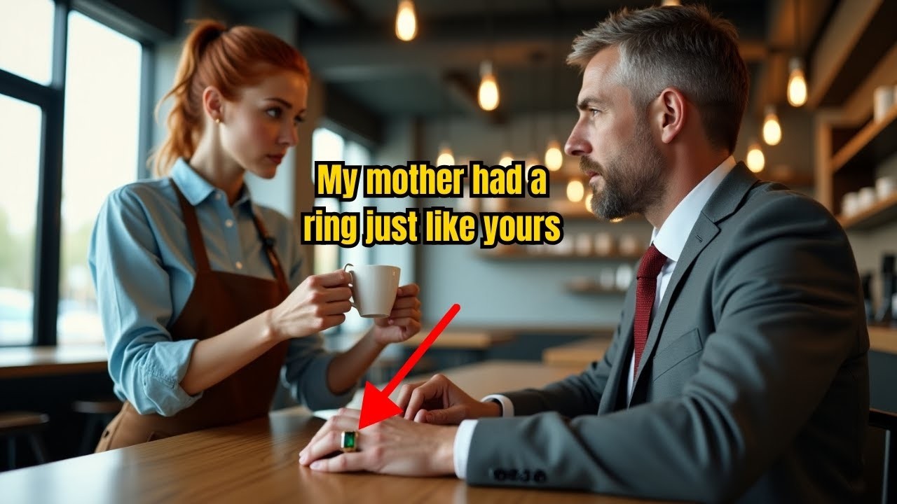 A poor waitress says to a billionaire: 'My mother had a ring just like this one'&ndash;His face instantly