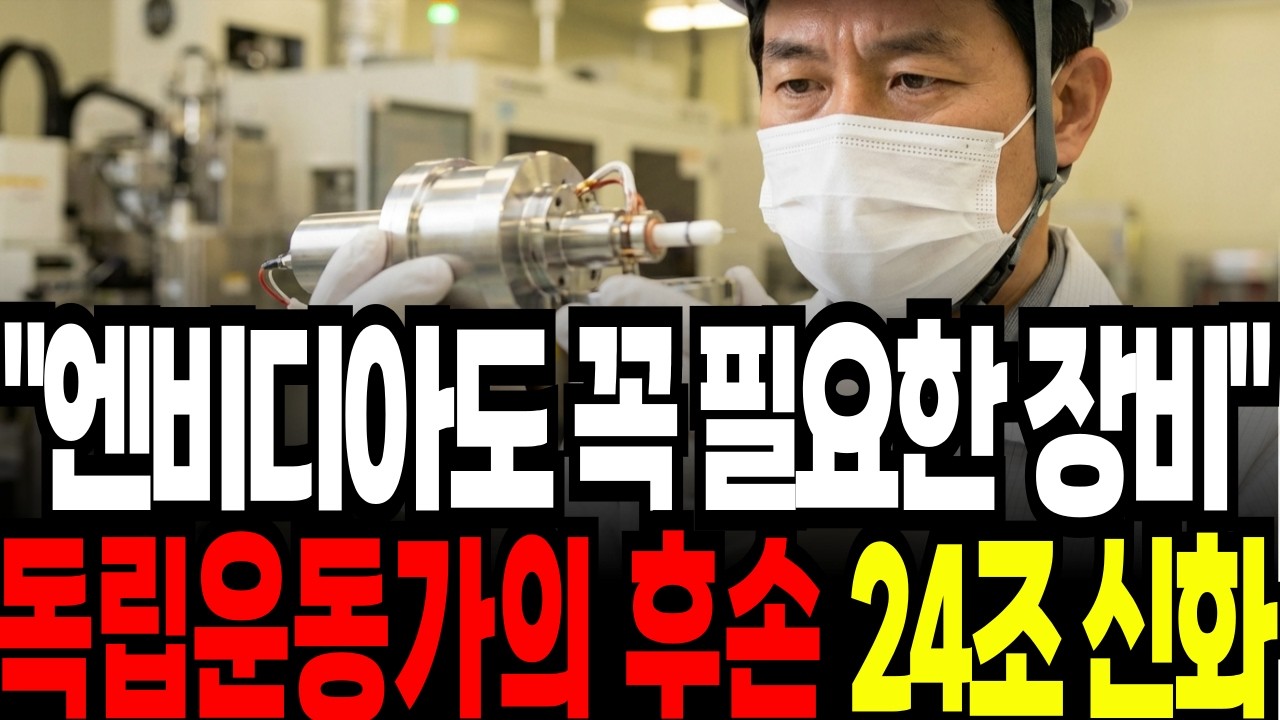 엔비디아도 이 장비 없으면 못 만듭니다 독립운동가의 후손 24조 신화