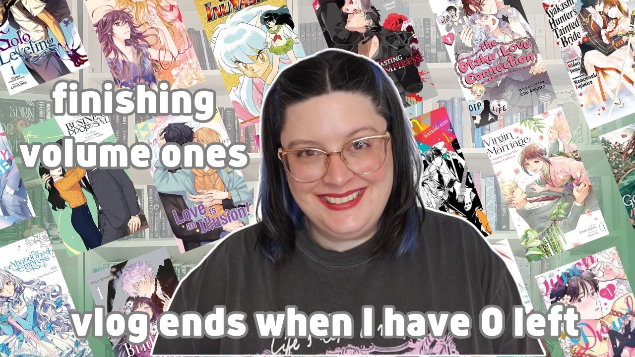 reading every single volume one on my shelf until I have none left | manga reading vlog