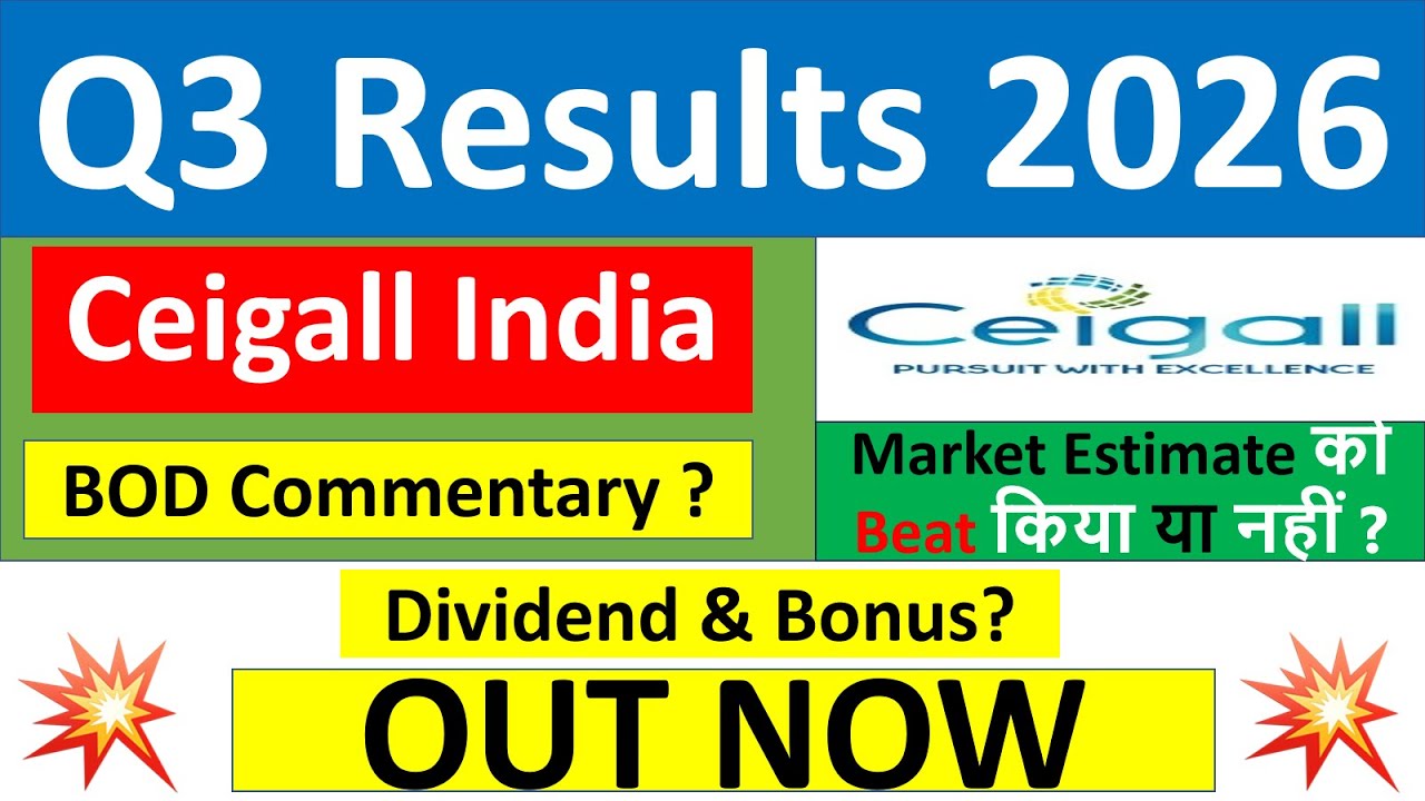 Ceigall India q3 results 2026 | Ceigall q3 results today | Ceigall India Share News | Ceigall Share