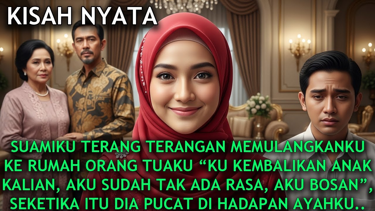 "KU KEMBALIKAN ANAK KALIAN, AKU SUDAH BOSAN", PERKATAAN TEGA SUAMIKU DI HADAPAN KEDUA ORANG TUAKU..