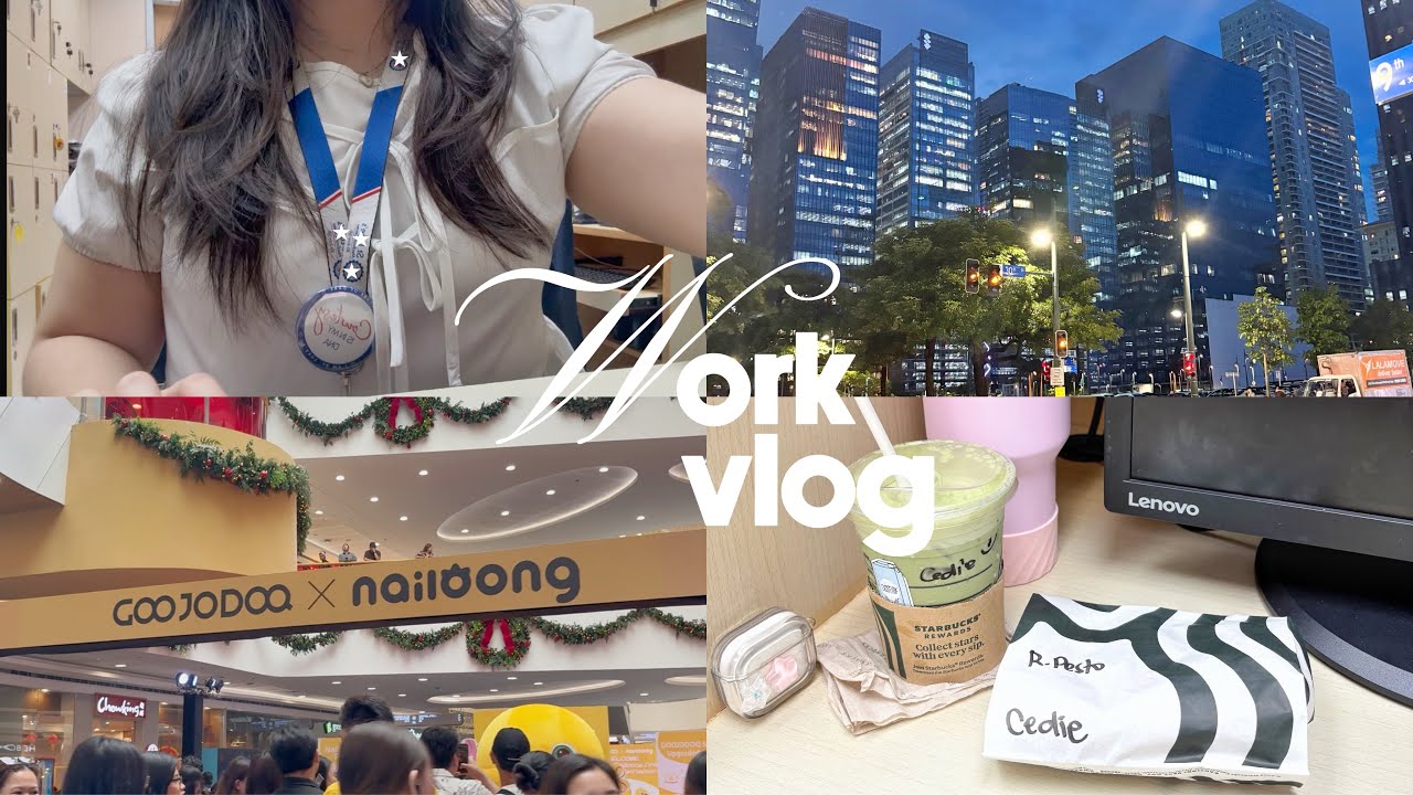 work vlog 👜🍵 day in my life, 8-5 office life, after work routine | ahnyeongs 