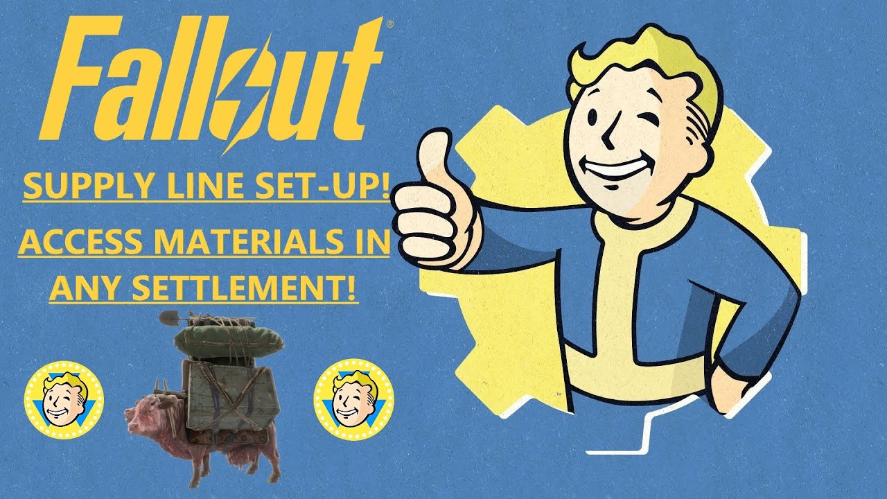 Setting Up Supply Lines | Access Materials in All Settlements | Fallout 4