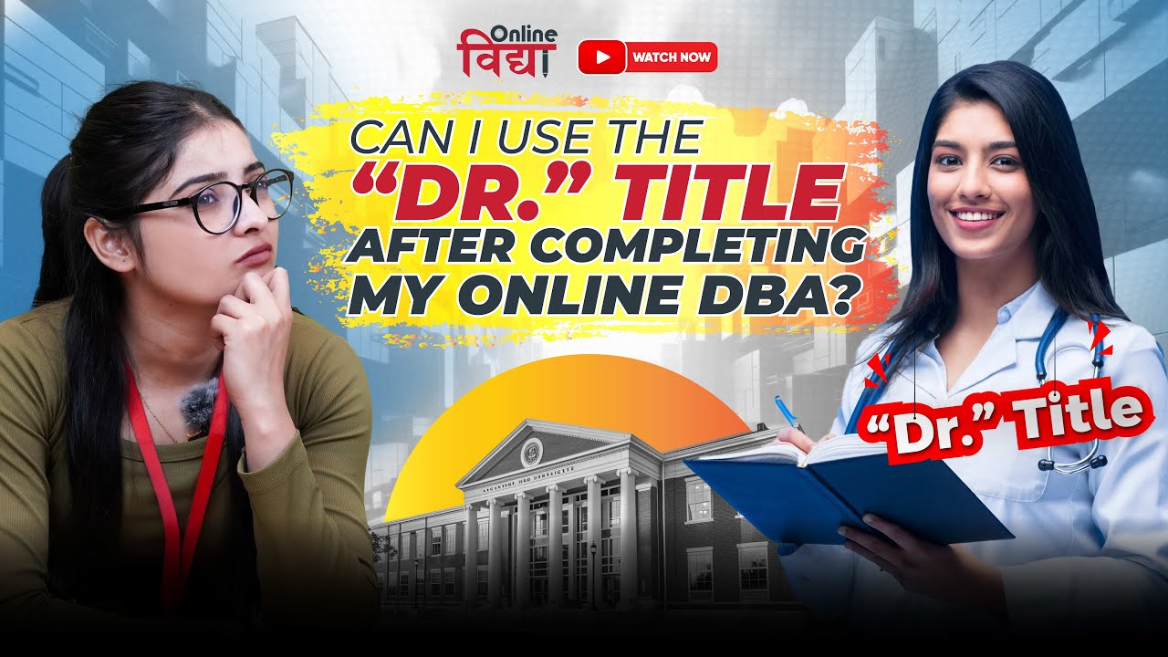 Can I Use The &ldquo;Dr.&rdquo; Title After Completing My Online DBA?