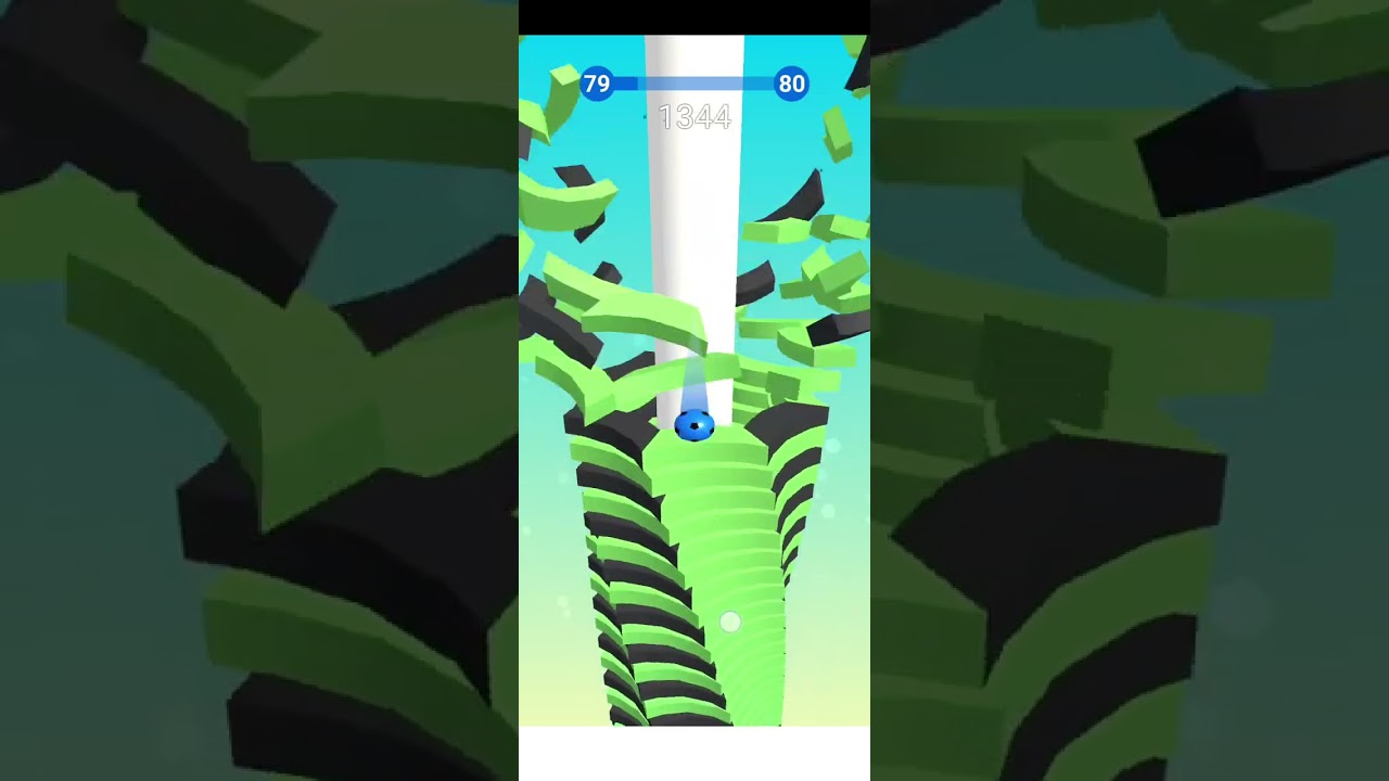 Stack Ball - Crash Platforms - Level 79  #gameplay #trafficcongestion #game