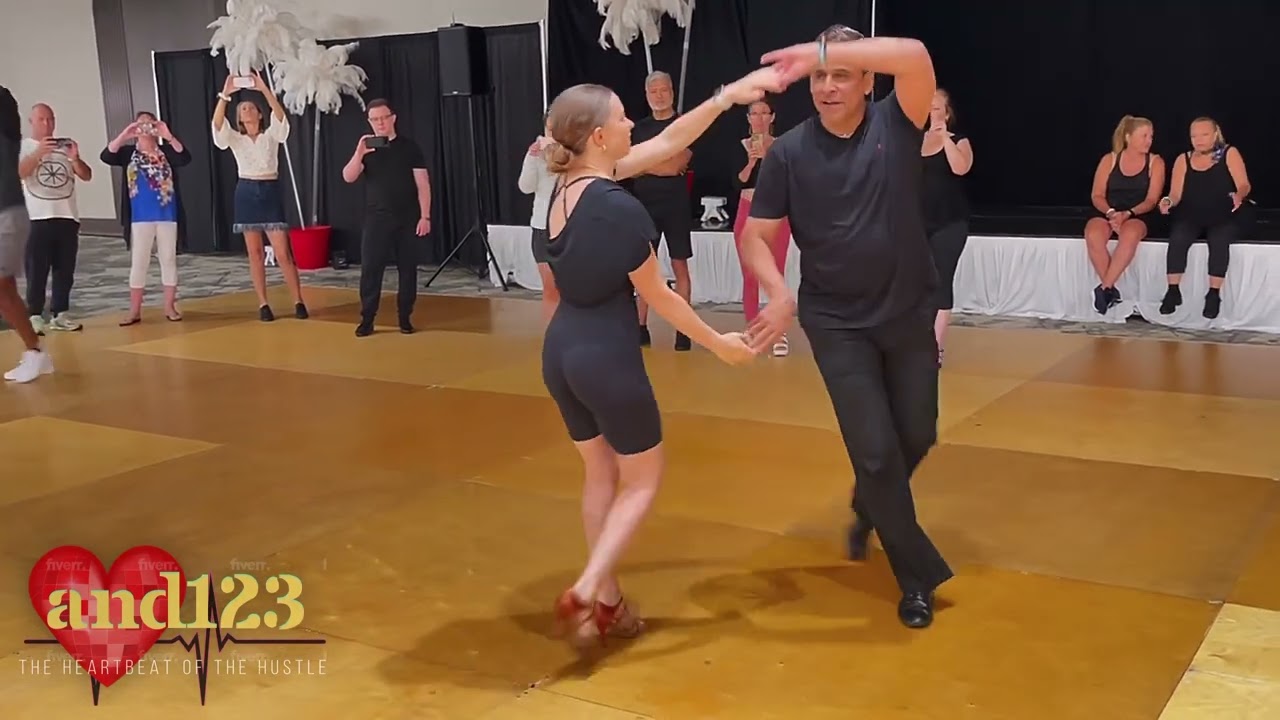 Jaime Serna Latin Hustle Class Demo, ILHF, FL - September 3, 2023 #dance #hustledance