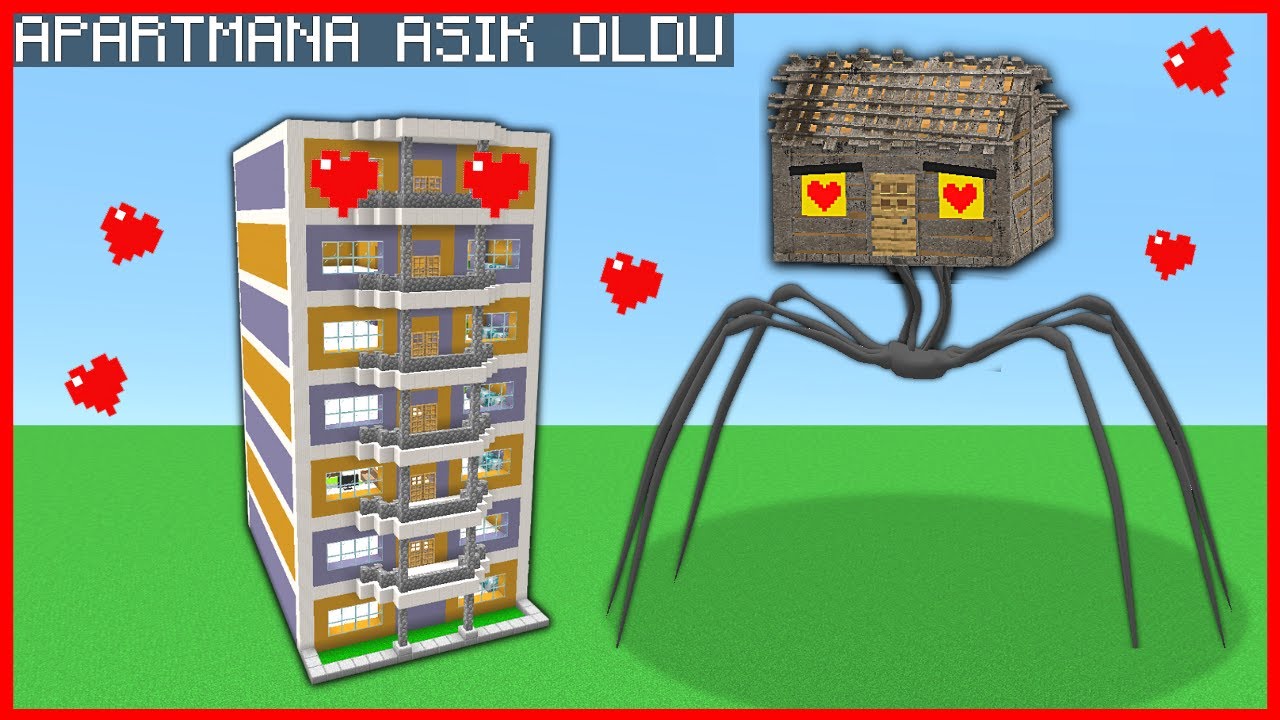 KORKUNÇ EV APARTMAN İLE EVLENİYOR! 😂 - Minecraft