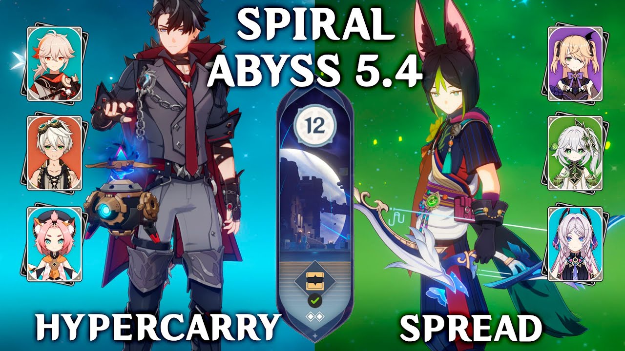 Wriothesley Hypercarry & Tighnari Spread. Spiral Abyss 5.4. Genshin Impact 5.4
