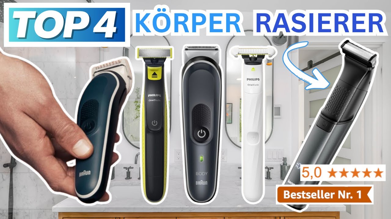 Beste KÖRPER RASIERER (Testsieger 2026) | Top 4 Körper Elektrorasierer Vergleich