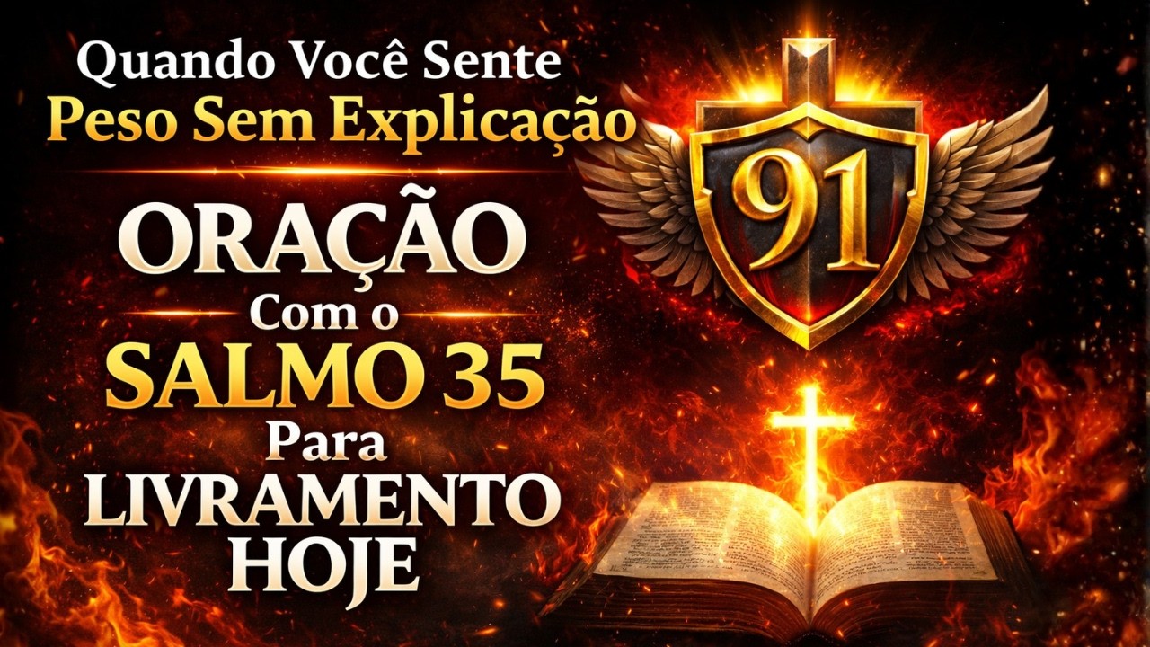 🔥 Quando Você Sente Peso Sem Explicação — Oração Com o Salmo 35 Para Livramento Hoje