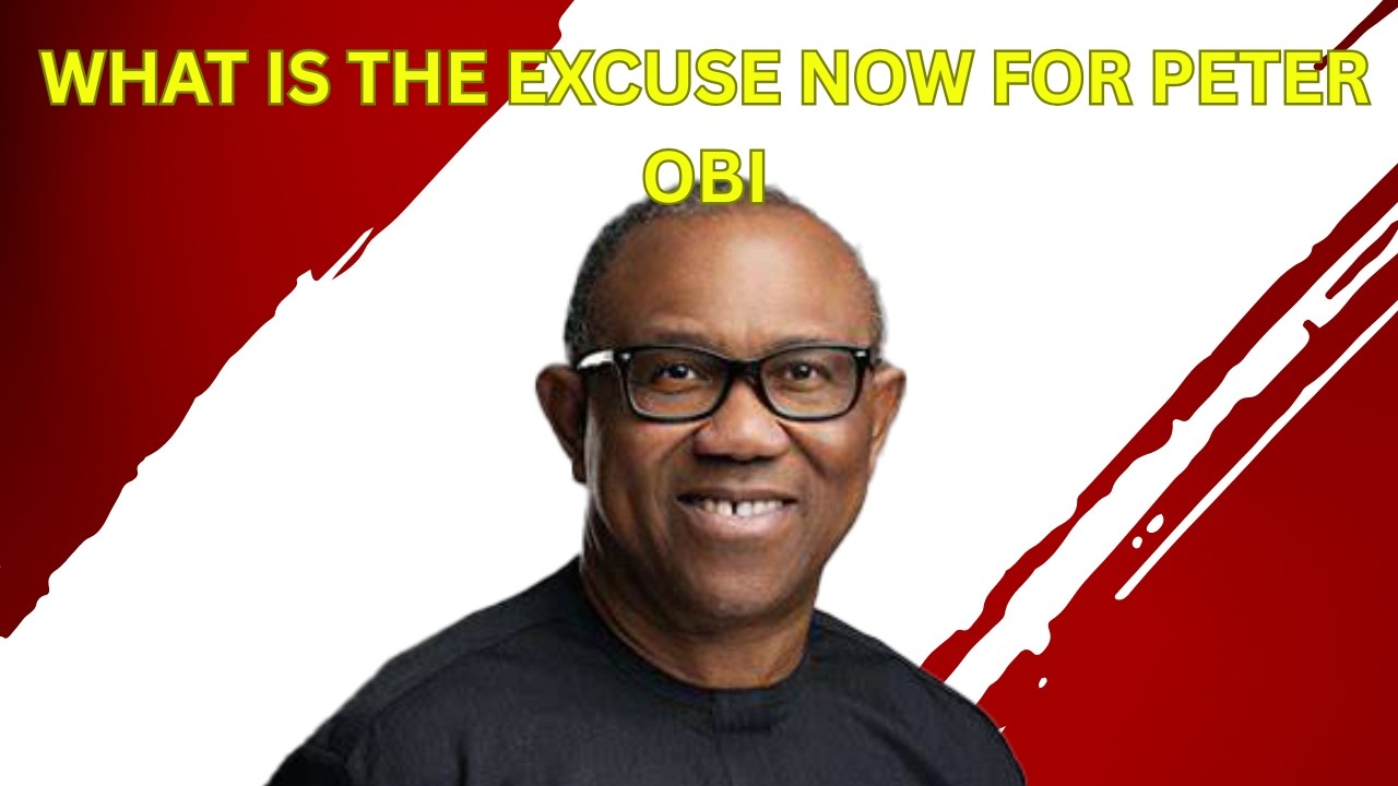WHAT IS THE EXCUSE NOW FOR PETER OBI