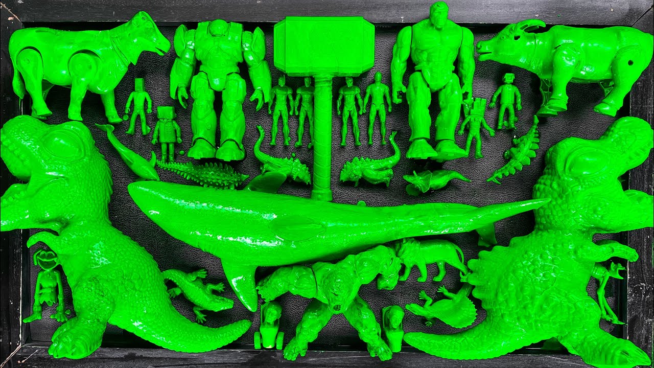 Dinosaurus Jurassic World Dominion: T-rex/ Brachiosaurus/ Skibidi/ Spider-Man/ KingKong/ Godzilla