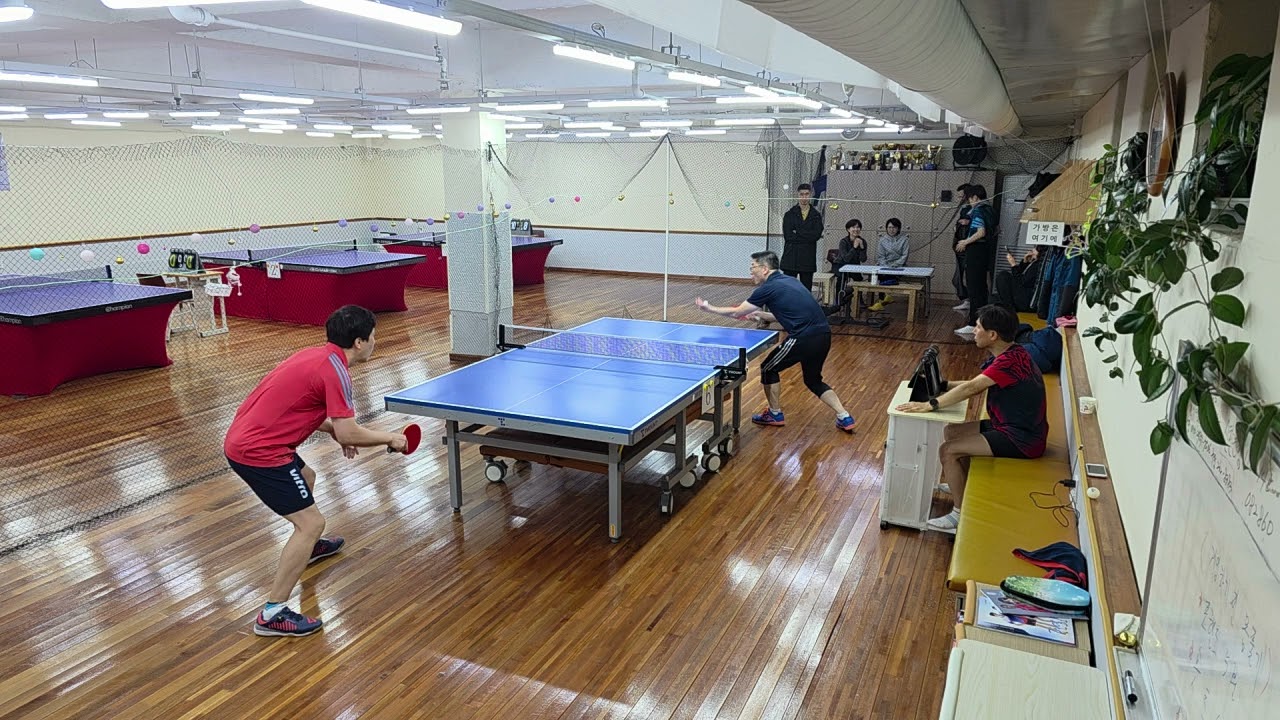 수지삼성탁구클럽 제 1021회 금요리그 [ 신창환(3) vs 조준모(4) ]