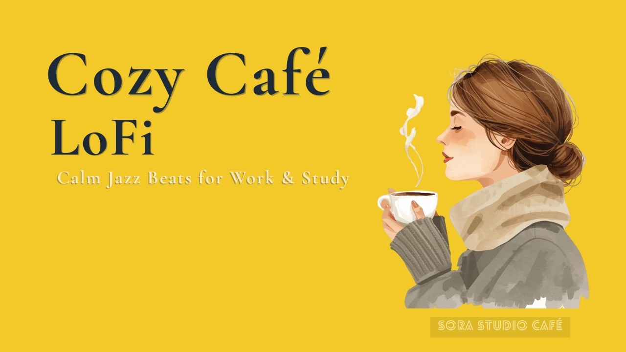 Cozy Café Lo-Fi ☕ Smooth Jazz for Morning Work & Study