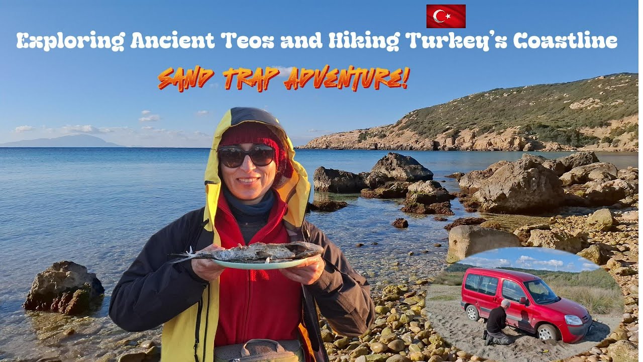 Exploring Ancient Teos, Hiking Turkey's Coastline&ndash;Unexpected Encounters and a Sand Trap Adventure!