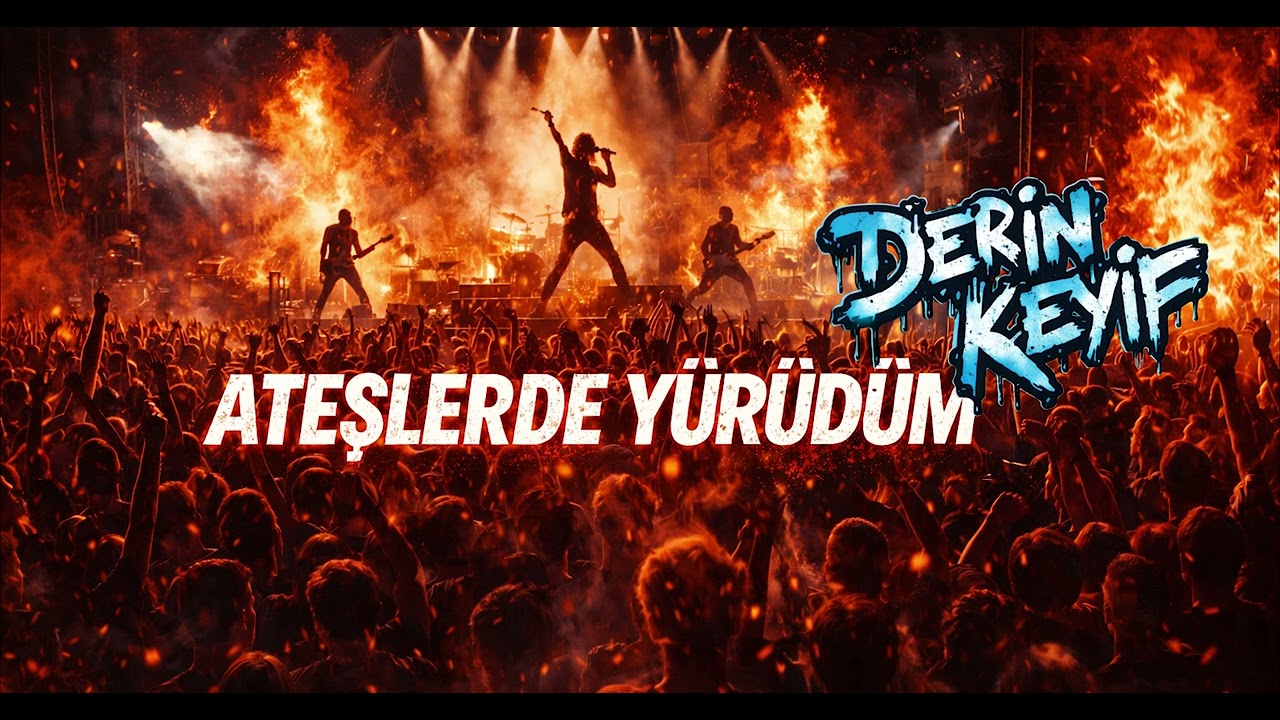 ATEŞLERDE YÜRÜDÜM | Rock Konser Performansı | Derin Keyif