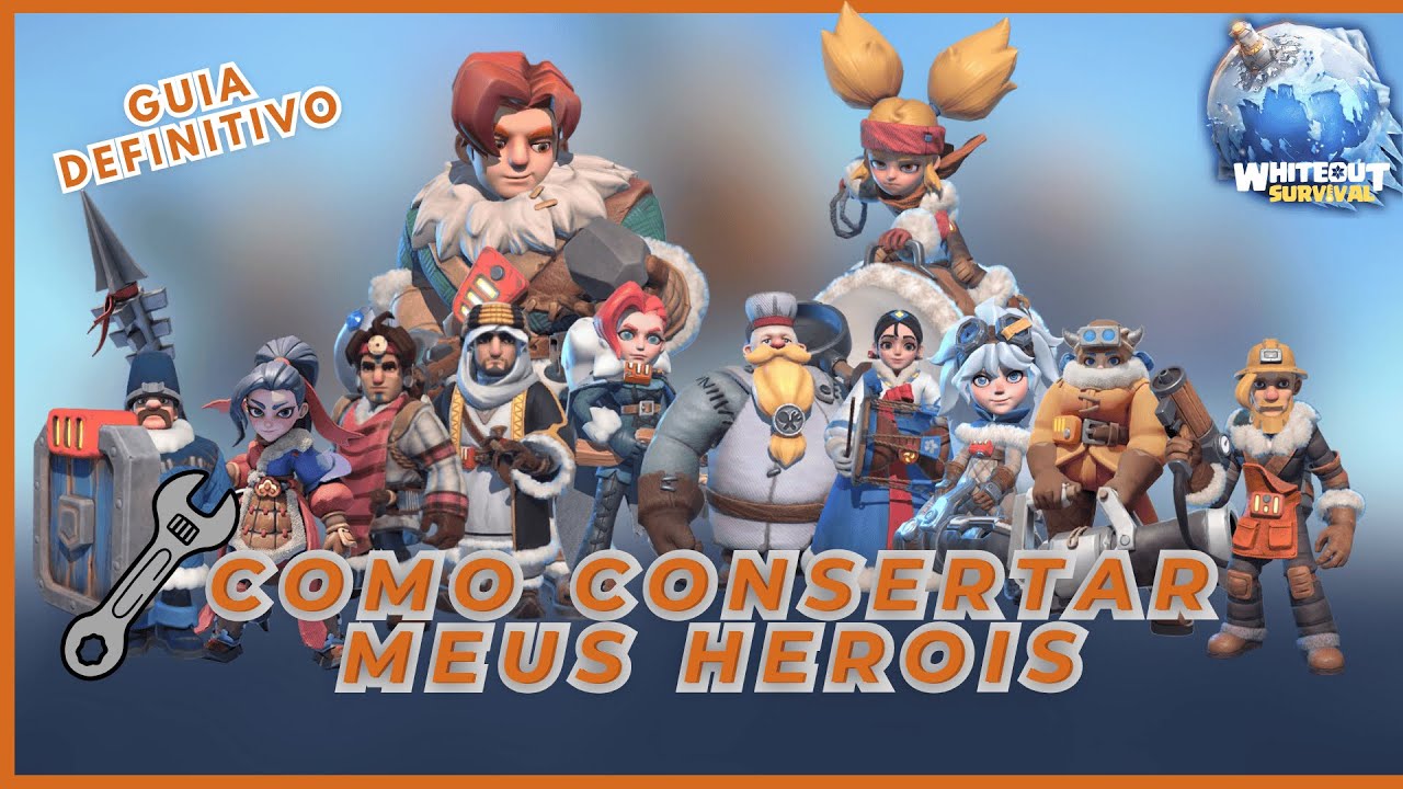 🔧 COMO CONSERTAR SEUS HERÓIS DO JEITO CERTO! | ❄️ Whiteout Survival