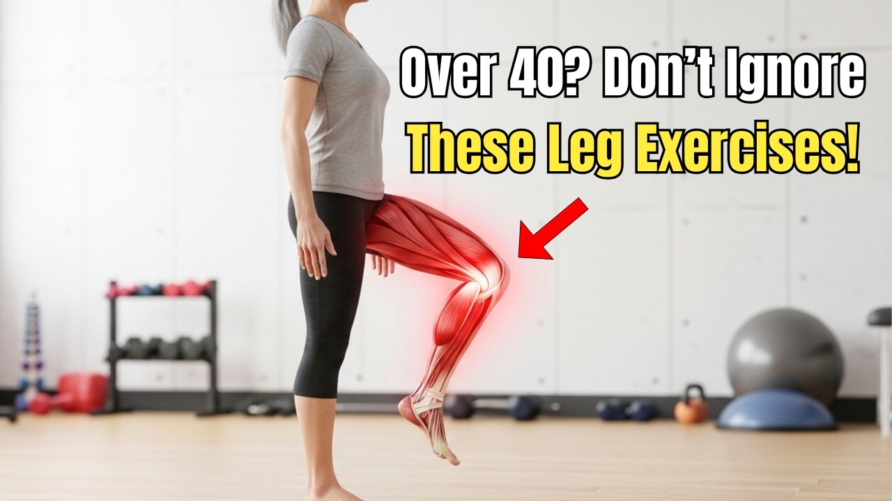 Over 40? Keep Your Legs Young with These 3 Simple Exercises!