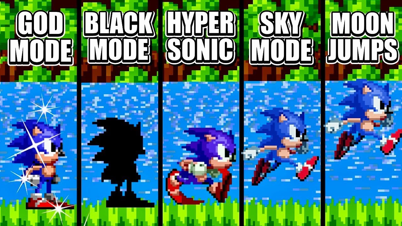Top Funny & Amazing Cheat Codes - Sonic The Hedgehog 1