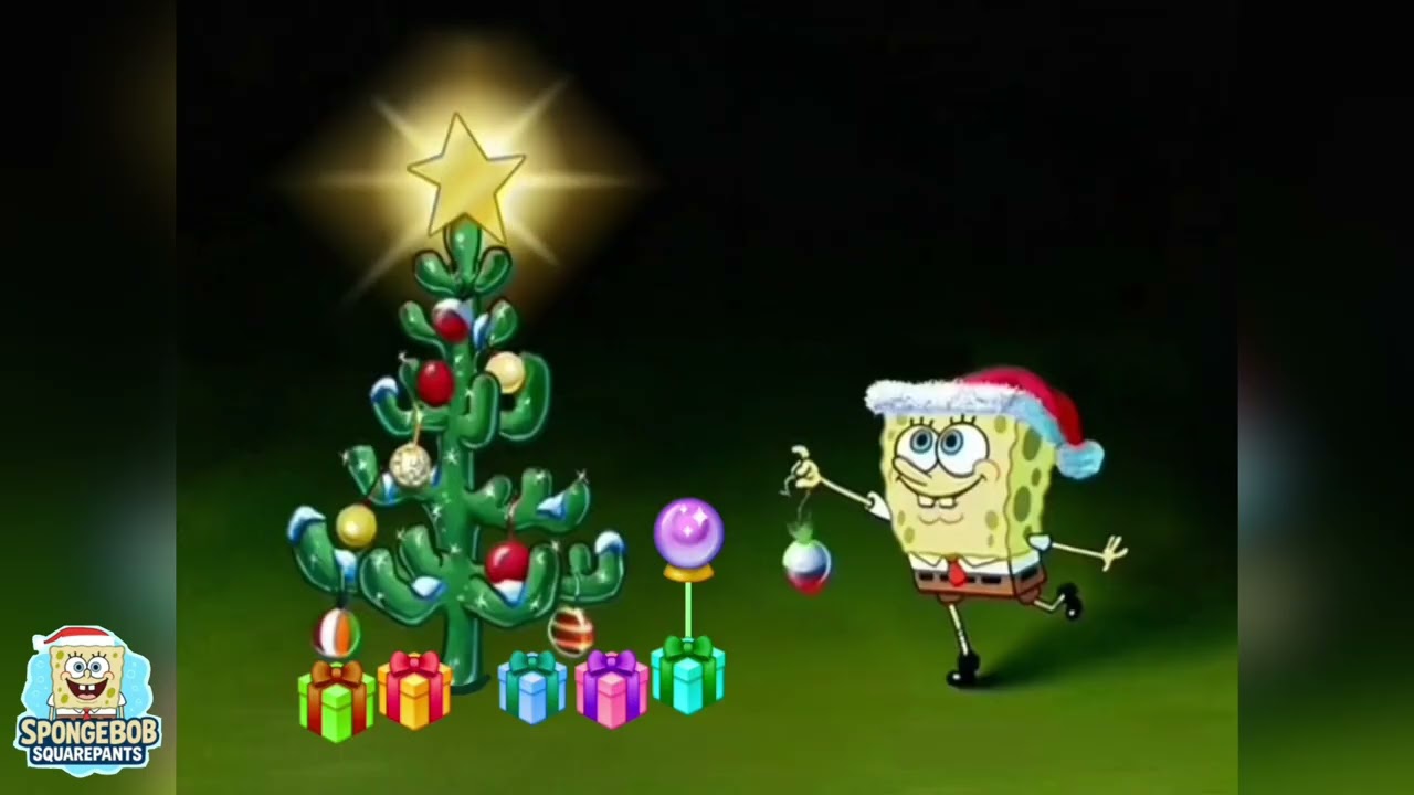 Spongebob Squarepants; Christmas Holiday {Music Video} 10