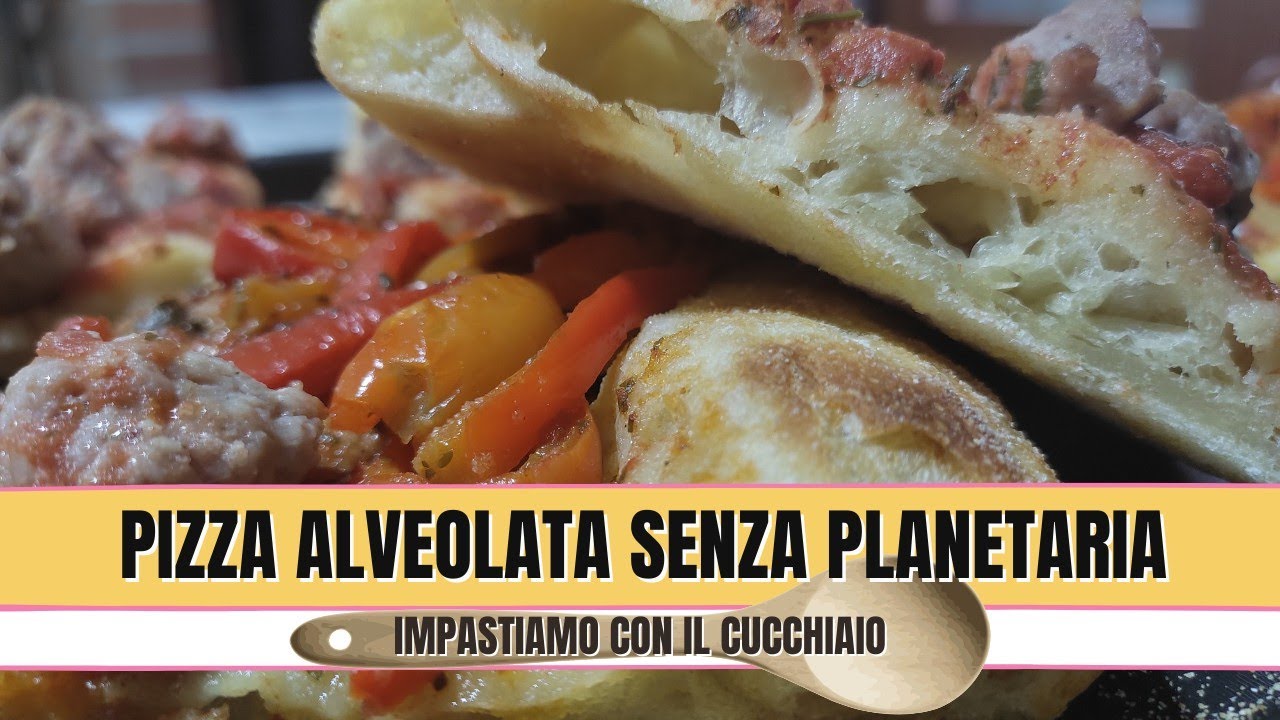 PIZZA SENZA PLANETARIA -Farina Caputo Nuvola- pizza without planetary mixer - Micook