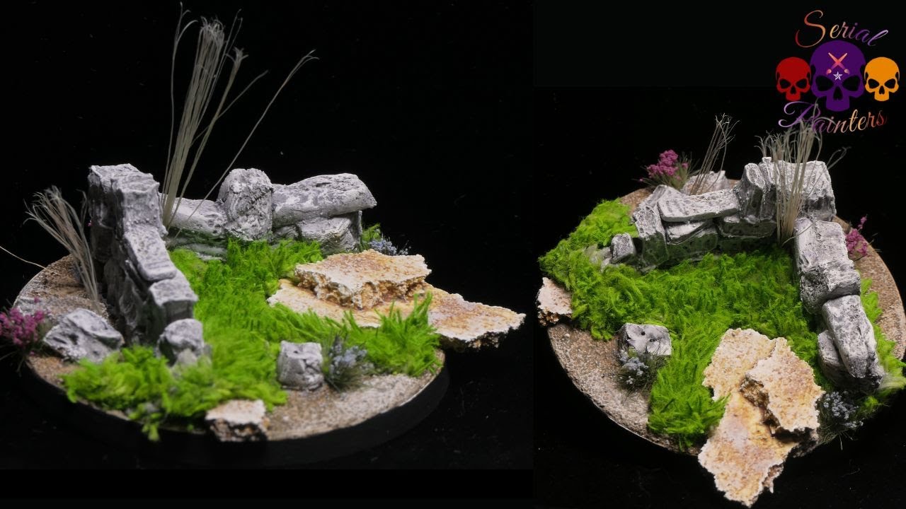 SOCLE FACILE MINI DIORAMA POUR WARHAMMER ET DND