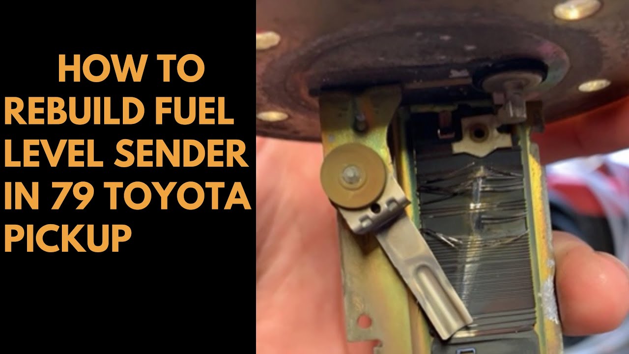 How to rebuild fuel level sender on 79 Toyota pickup