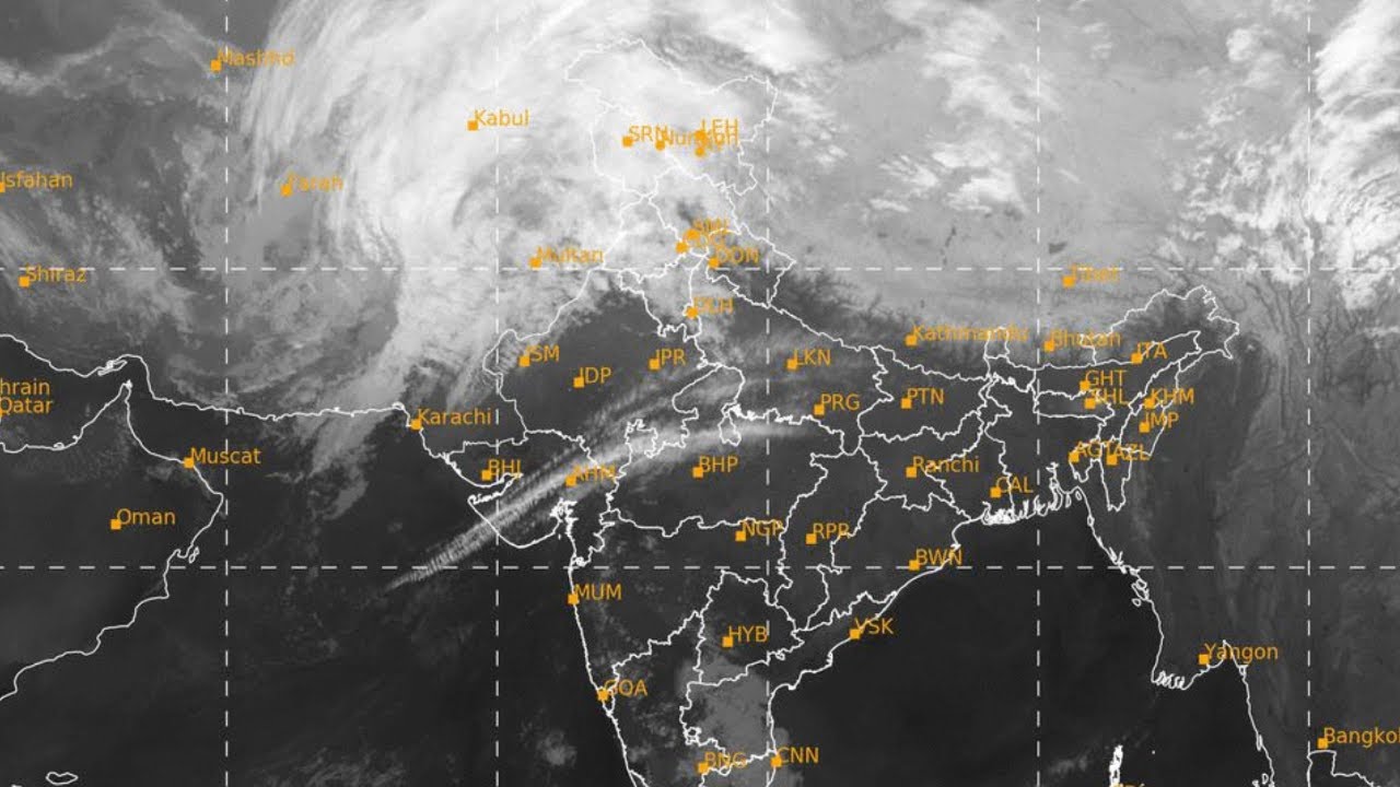 वेस्टर्न डिस्टरबेंस फिर आया, कश्मीर हिमाचल उत्तराखंड में बर्फबारी, मैदान में बारिश और ओलावृष्टि