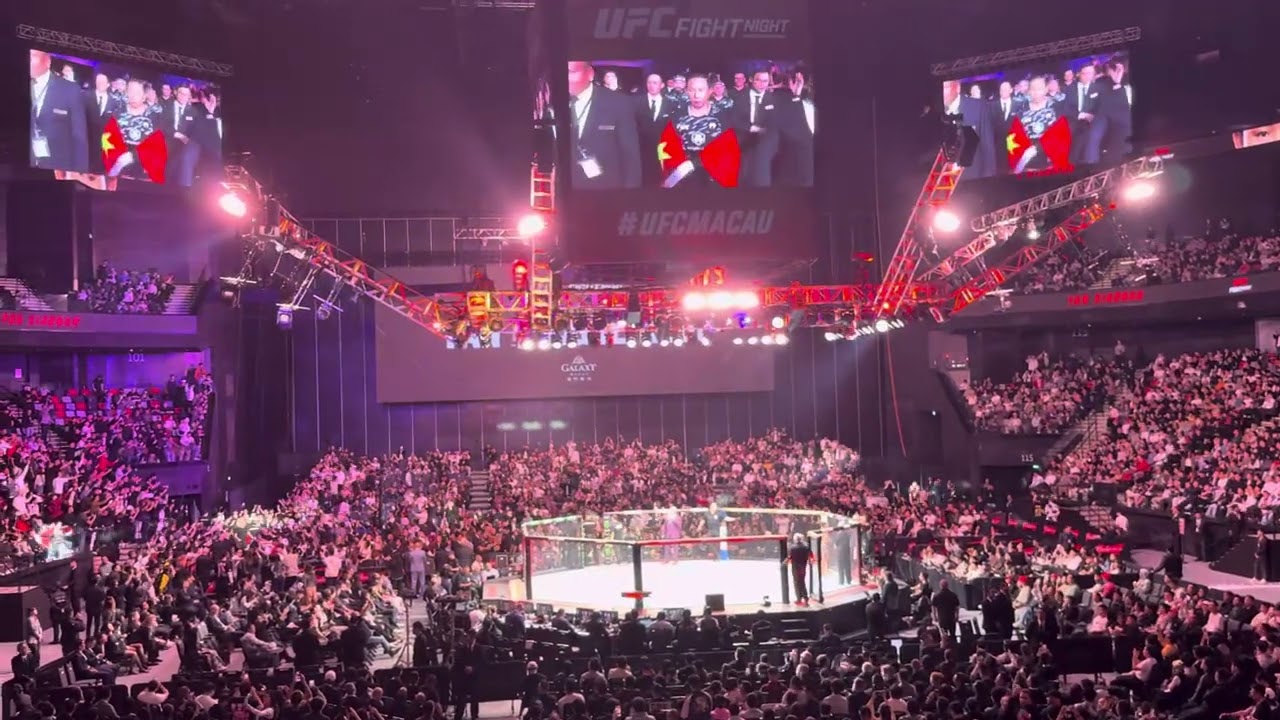 Yan xiaonan walkout song ufc Macau China mma